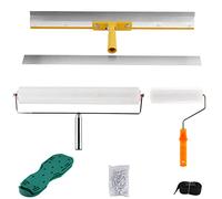 Kit d'outils de nivellement automatique pour ciment avec chaussures à pointes et rouleau pour enlever les bulles (13 mm)
