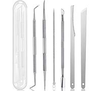 Kit d'outils de pédicure pour ongles incarnés (7 pièces) - Kit de manucure en acier inoxydable - Traitement de soin des ongles pour correction des ongles - Soulagement de la douleur