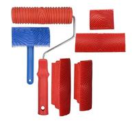 Kit d'outils de peinture pratique et efficace avec rouleaux robustes et cadre pour surfaces murales et plafonds. Pinceau à texture