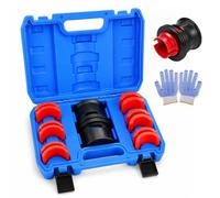 Kit D'outils de Pilote de Joint de Fourche Moto 35-50 mm, Outil d'Installation de Joint SPI de Fourche avec Adaptateurs en Plastique pour Fourches Inversées et Conventionnelles