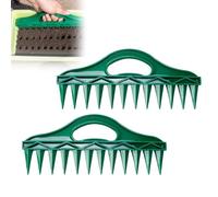 Kit d'outils de plantation de graines de jardin, outil de jardinage multifonction pour semer des graines, pelle à semences, plantoir de jardin à espacement fixe, outil manuel de jardinage pour planter
