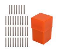 Kit d'outils de poinçonnage d'estampage 37 pièces, ensemble d'estampage de lettres et de chiffres en acier à haute teneur en carbone pour l'artisanat du cuir, marquage des métaux,