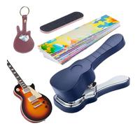 Kit d'outils de poinçonnage pour médiator de guitare | Kit de médiator de basse pour performance, studio, voyage, maison, spectacle, débutant, joueur, musicien, exercice