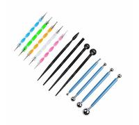 Kit D'outils De Pointage De Mandala, Stylo À Bille, Ensemble Combiné De Sculpture En Poterie, Stylo De Peinture Artisanale, Fournitures D'art À Points, 13 Pièces, Nouveau