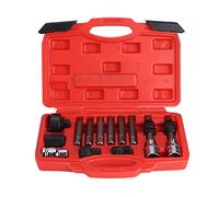 Kit D'outils de Poulie D'alternateur 13 Pièces, Outil de Retrait, Kit de Jeu de Douilles D'insertion, Service de Roue Libre, Extracteur de Découplage de Voiture Manuel en Acier