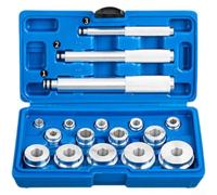Kit d'outils de pressage pour montage de roulement et de joint avec tournevis de douille et extracteur intégré