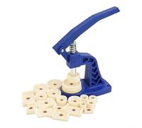Kit d'outils de presse pour boîtier de montre avec 20 matrices en nylon et base à quatre filetages pour une application stable au dos de la montre