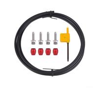 Kit d'outils de purge de frein avec aiguille en acier inoxydable pour ports de frein hydrauliques SRAM A Majig y compris joints toriques et adaptateurs résistants aux fuites (C)