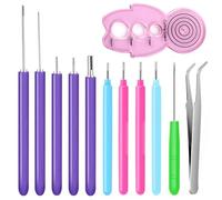 Kit d'outils de Quilling en Papier, Différentes Tailles, Aiguilles à Rouler, à Boucler, à Quilling, Stylo, Fabrication de Cartes en Papier, Ensemble d'outils pour Feurs en Papier