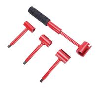 Kit d'outils de réglage charnière porte 4 en 1, clé des espaces acier, ensemble cintreuses for la réparation et l'entretien armoires