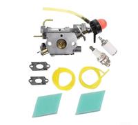 Kit d'outils de réglage de carburateur 9 pièces pour Poulan FX26SCE SST25CE W25C - Embouts cannelés double D Pac Man pour moteur à 2 cycles de réglage de tronçonneuse et souffleur
