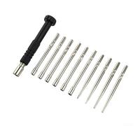 Kit d'outils de réglage de carburateur compatible avec Poulan pour tronçonneuse, souffleur de feuilles, taille-haie, élagueur avec plusieurs embouts de tournevis