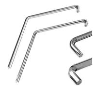 Kit d'outils de réglage de fenêtre - Clé Allen incurvée de 4 mm et Torx TX15 - Outil de réglage de fenêtre/porte pour un ajustement polyvalent des ferrures de fenêtre