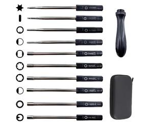 Kit d'outils de réglage du carburateur 10 pièces pour moteurs à 2 temps - Compatible avec les tronçonneuses et les tondeuses Husqvarna, Stihl, Echo 1 ensemble B