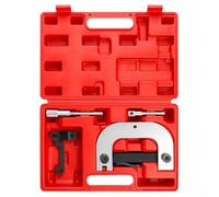 Kit d'outils de réglage du temps de commande et d'arbre à cames pour Renault 1.4 1.6 1.8 2.0 16 V moteurs K4J K4M F4P F4R avec boîte de rangement pour l'entretien du moteur et courroie de distribution