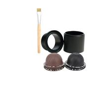 Kit d'outils de remplissage de capsules métalliques réutilisables, support en aluminium compatible avec brosse, cuillère, support de remplissage de dosettes(Light Grey)