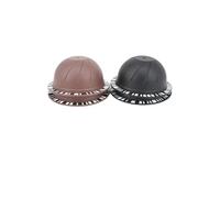 Kit d'outils de remplissage de capsules métalliques réutilisables, support en aluminium compatible avec brosse, cuillère, support de remplissage de dosettes(Dark Khaki)