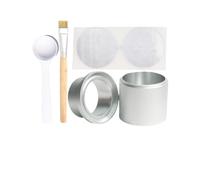 Kit d'outils de remplissage de capsules métalliques réutilisables, support en aluminium compatible avec brosse, cuillère, support de remplissage de dosettes(Yellow)