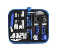 Kit d'outils de réparation de montre 185 pièces, kit d'entretien de montre, ouvre-boîtier de montre, outil de changement de batterie d'horloger professionnel
