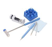 Kit D'Outils de Réparation de Montre, Outils Complets de Remplacement de Batterie Réglables pour Un Entretien Facile de la Montre, Acier allié Durable