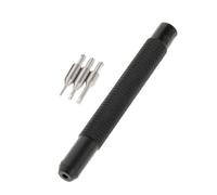 Kit d'outils de réparation de montre professionnel avec 4 broches interchangeables pour montre couronne tube insert extraction accessoires horloger kit d'outils pour les amateurs