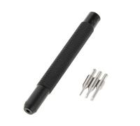 Kit d'outils de réparation de montre professionnel avec 4 broches interchangeables pour montre couronne tube insert extraction accessoires de précision et tournevis octogonal