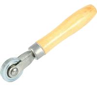 Kit d'outils de réparation de tubes, de points de suture et d'écrasement de pneus avec poignée en bois