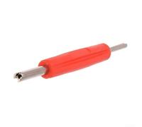 Kit d'outils de réparation de valve de pneu pour voiture, camion, vélo | 12,5 cm de longueur, construction robuste, revêtement résistant à la rouille, extraction facile du noyau de valve