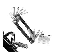 Kit d'outils de réparation de vélo - 170 g - Kit de réparation de vélo de voyage portable - Kit d'entretien - Accessoires d'adaptation du vélo, kit de mécanique essentiel pour les voyages sur route