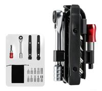Kit d'outils de réparation de vélo avec liquet magnétique 195 g | Cliquet bidirectionnel, interrupteur dans le sens contraire des aiguilles d'une montre, réparation efficace, tige magnétique