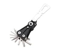 Kit d'outils de réparation de vélo, pliable et portable | Kit de vélo de poche avec disjoncteur de chaîne, pour route, montagne, voyage, aventures, garage, entraînement, cycliste