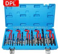 Kit d'outils de réparation du bloc moteur, 131 pièces, y compris mèches et tarauds, inserts M5 à M12