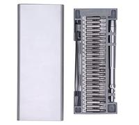 Kit d'outils de réparation électronique, jeu de tournevis magnétiques 50 en 1, mini tournevis de précision en acier inoxydable S2 avec 48 embouts et pincettes, boîte de rangement