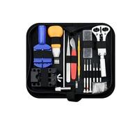 Kit d'outils de réparation montres, 147 pièces, comprenant un dissolvant boîtier, ensemble barres d'ouverture for horloge, outil d'horloger for le bricolage