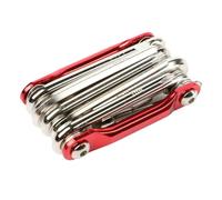 Kit d'outils de réparation multifonction 11 en 1 pour vélo, clé, tournevis, chaîne, rayons hexagonaux, outils de vélo de montagne