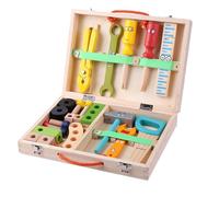 Kit D'Outils De Réparation Portable, Boîte À Outils De Réparation, Dessin Animé, Maison De Réparation, Jeu Pour Enfants, Puzzle, Jouet De Simulation, Kit De Réparation Pour Garçons