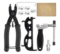 Kit d'outils de réparation pour chaîne de vélo avec dérive-chaîne, 5 paires de rivets de chaîne de vélo 6 à 12 compartiments, compartiment pour chaîne de vélo