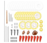 Kit d'outils de réparation professionnel pour flûte avec arbres, vis, joints, chevilles, anches et accessoires pour instruments de musique
