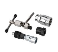 Kit d'outils de réparation vélo - Axi - Compatible Shimano - 4 outils - VTT - Noir/Silver