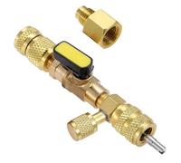Kit d'outils de retrait de bobine, climatiseur, vanne de charge de réfrigérant, adaptateur for climatiseur R22 R12 R407 R410 R404 R32 R600(TOOL42)