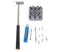Kit d'outils de retrait de bracelet de montre en métal de haute qualité avec broches interchangeables pour plusieurs modèles et sac de transport portable Outils de bricolage pour la réparation de