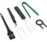 Kit D'Outils De Retrait De Clavier, 8 Pièces, Outil De Retrait De Touches, Extracteur De Touches, Pince À Épiler, Brosse De Nettoyage Pour Claviers Mécaniques