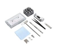 Kit d'outils de Retrait de Maillons de Montre, Ensemble d'outils de Réparation de Montre de 98 Pièces avec Barres à Ressort, Poussoirs à Broches et Fourchettes à Double Tête pour Le