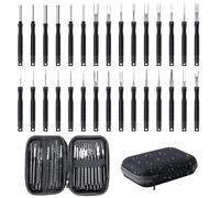 Kit d'outils de retrait de terminal - Enlèvement de goupille électrique de 30 pcs, connecteur de fil électrique | Kit d'outils de broche de sortie de terminal automobile, réparation de et