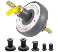 Kit d'Outils de Rodage de Soupape,Pâte à Roder Soupape, Rodoir Soupape Outils, Outil de Meulage de Valve,Haute Vitesse 1000-1250 tr/min,Convient pour Voitures,Motos,VTT (avec 5 Adaptateurs à Ventouse)