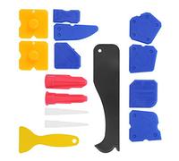 Kit d'outils de scellant en silicone 15pcs | Ensemble de finition et de déménagement de calfeutrage expert | Fenêtre/carreau/coulis applicateur conjoint | Scrasseurs en