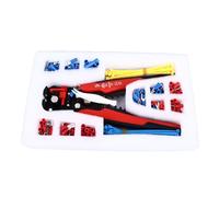 Kit d'outils de sertissage de fil avec bornier de connexion à pression froide et moyen pour les opérations de sertissage de fil