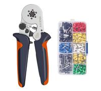 Kit D'outils De Sertissage De Virole Avec Bornes De Fil Isolées Par Viroles, Sertisseuse De Fil À Cliquet For Connecteurs De Fils Électriques(HSC8 6-6 400PCS)