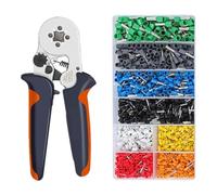 Kit D'outils De Sertissage De Virole Avec Bornes De Fil Isolées Par Viroles, Sertisseuse De Fil À Cliquet For Connecteurs De Fils Électriques(HSC8 6-4 800PCS)