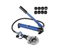 Kit d'outils de sertissage en forme U/V/TH for pince radiale, mâchoires de tube en cuivre en acier inoxydable, tube PEX hydraulique séparable Facile à utiliser pour les pros et les débutants(U16-32 TH